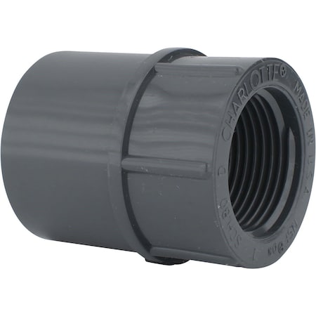 Charlotte Pipe And Foundry 1 In. Schedule 80 Female PVC Adapter PVC 08101  1400HA